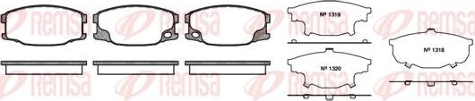 Kawe 1037 00 - Set placute frana,frana disc aaoparts.ro