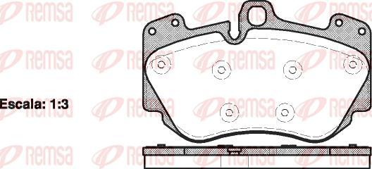 Kawe 1140 10 - Set placute frana,frana disc aaoparts.ro