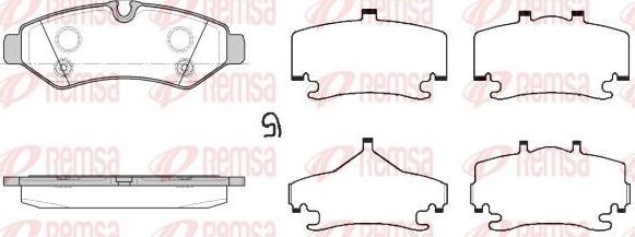 Kawe 1867 00 - Set placute frana,frana disc aaoparts.ro