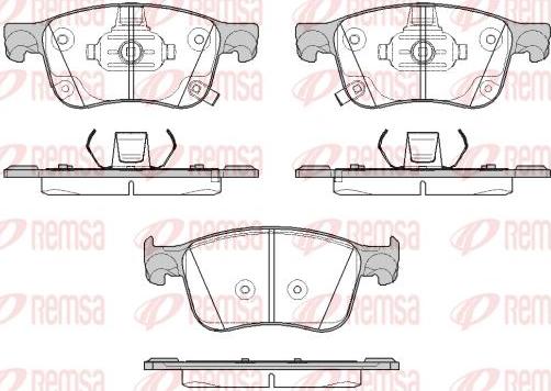 Kawe 1808 12 - Set placute frana,frana disc aaoparts.ro