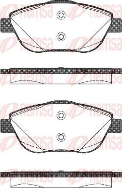 Kawe 1392 10 - Set placute frana,frana disc aaoparts.ro