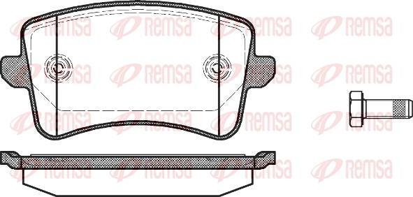 Kawe 1343 00 - Set placute frana,frana disc aaoparts.ro