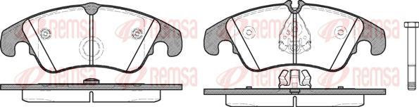 Kawe 1304 10 - Set placute frana,frana disc aaoparts.ro