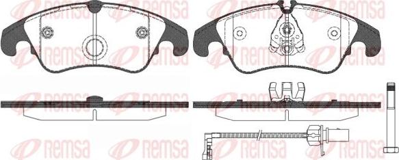 Kawe 1304 31 - Set placute frana,frana disc aaoparts.ro
