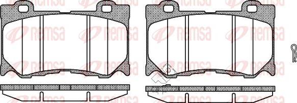 Kawe 1372 01 - Set placute frana,frana disc aaoparts.ro