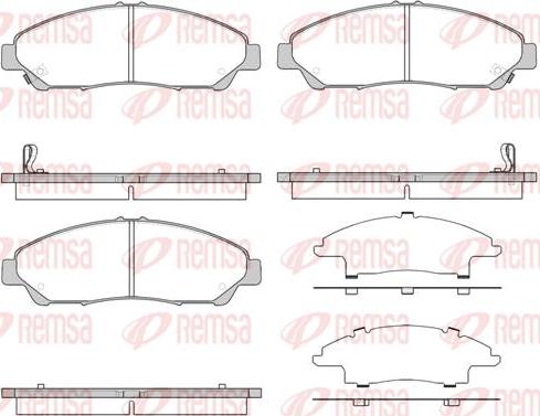 Kawe 1269 02 - Set placute frana,frana disc aaoparts.ro