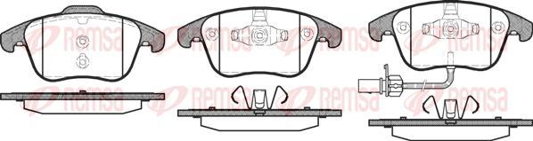 Kawe 1219 11 - Set placute frana,frana disc aaoparts.ro
