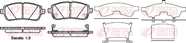 Kawe 1281 02 - Set placute frana,frana disc aaoparts.ro