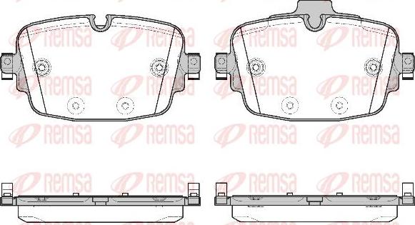 Kawe 1739 00 - Set placute frana,frana disc aaoparts.ro