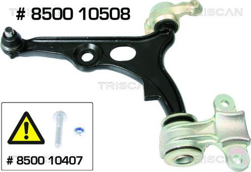 Kawe 8500 10508 - Brat, suspensie roata aaoparts.ro