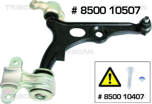 Kawe 8500 10507 - Brat, suspensie roata aaoparts.ro