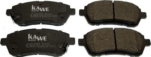 Kawe 810099 - Set placute frana,frana disc aaoparts.ro