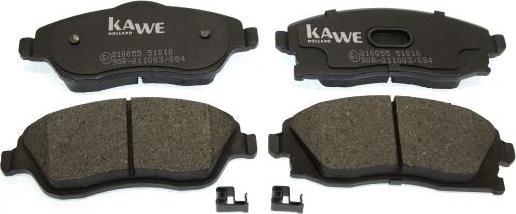 Kawe 810055 - Set placute frana,frana disc aaoparts.ro