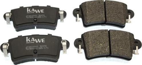 Kawe 810061 - Set placute frana,frana disc aaoparts.ro