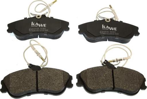 Kawe 810034 - Set placute frana,frana disc aaoparts.ro