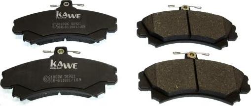 Kawe 810026 - Set placute frana,frana disc aaoparts.ro