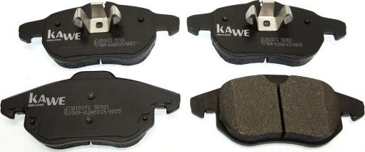 Kawe 810071 - Set placute frana,frana disc aaoparts.ro