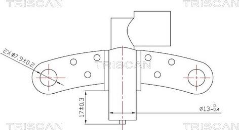 Kawe 8855 25102 - Senzor impulsuri, arbore cotit aaoparts.ro