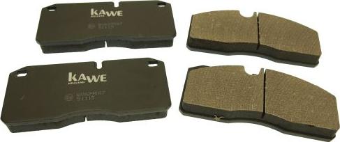 Kawe 88093 - Set placute frana,frana disc aaoparts.ro