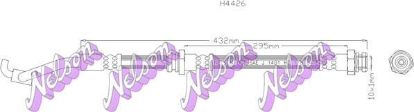 Kawe H4426 - Furtun frana aaoparts.ro