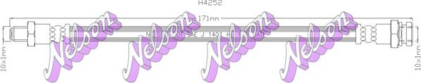 Kawe H4252 - Furtun frana aaoparts.ro