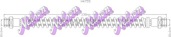 Kawe H4755 - Furtun frana aaoparts.ro