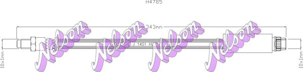 Kawe H4785 - Furtun frana aaoparts.ro