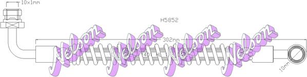 Kawe H5852 - Furtun frana aaoparts.ro