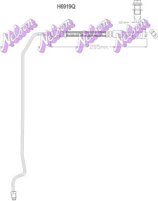 Kawe H6919Q - Furtun frana aaoparts.ro