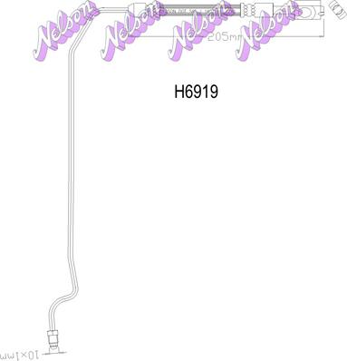 Kawe H6919 - Furtun frana aaoparts.ro
