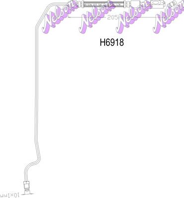 Kawe H6918 - Furtun frana aaoparts.ro
