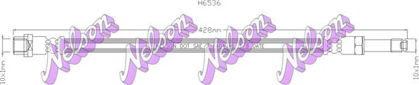Kawe H6536 - Furtun frana aaoparts.ro
