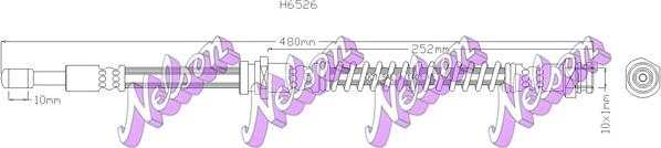 Kawe H6526 - Furtun frana aaoparts.ro