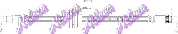Kawe H6687 - Furtun frana aaoparts.ro
