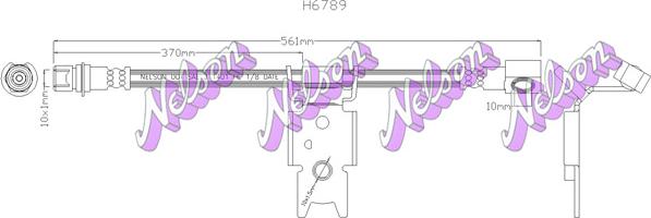 Kawe H6789 - Furtun frana aaoparts.ro
