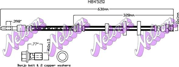 Kawe H8452Q - Furtun frana aaoparts.ro