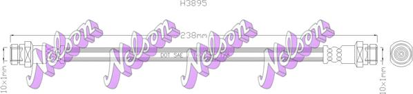 Kawe H3895 - Furtun frana aaoparts.ro