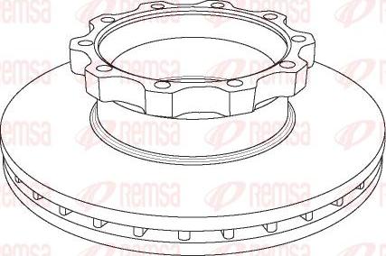 Kawe NCA1044.20 - Disc frana aaoparts.ro