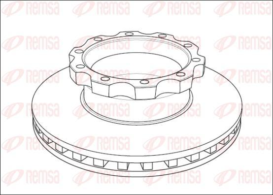 Kawe NCA1045.20 - Disc frana aaoparts.ro