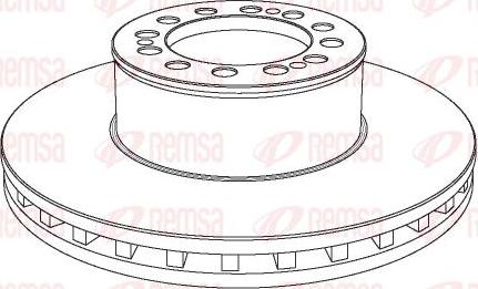 Kawe NCA1046.20 - Disc frana aaoparts.ro