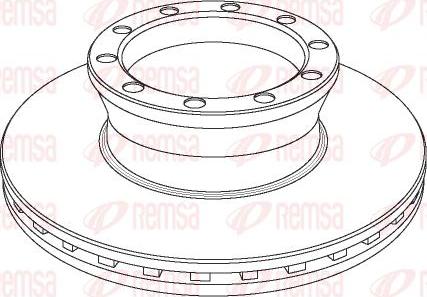 Kawe NCA1040.20 - Disc frana aaoparts.ro