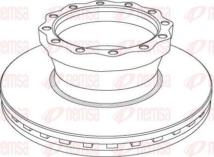 Kawe NCA1043.20 - Disc frana aaoparts.ro