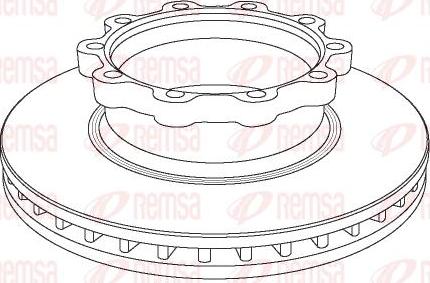 Kawe NCA1047.20 - Disc frana aaoparts.ro