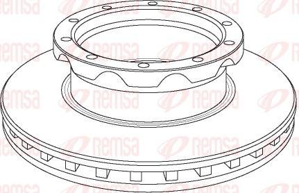 Kawe NCA1050.20 - Disc frana aaoparts.ro
