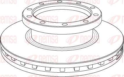 Kawe NCA1061.20 - Disc frana aaoparts.ro