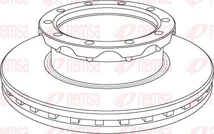 Kawe NCA1062.20 - Disc frana aaoparts.ro