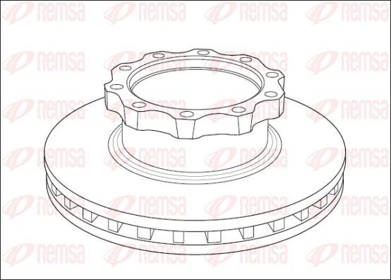 Kawe NCA1039.20 - Disc frana aaoparts.ro