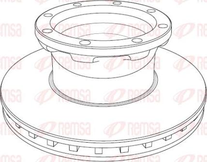 Kawe NCA1195.20 - Disc frana aaoparts.ro