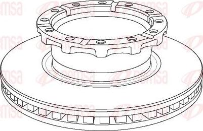 Kawe NCA1159.20 - Disc frana aaoparts.ro