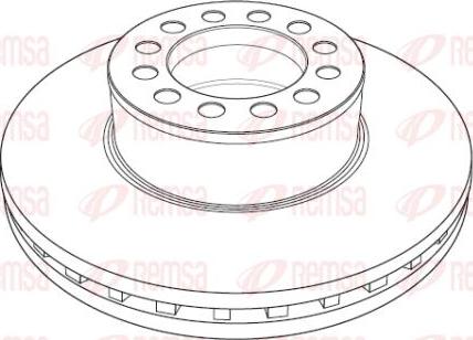 Kawe NCA1188.20 - Disc frana aaoparts.ro